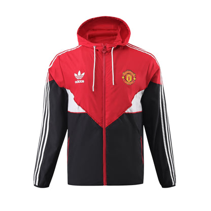 CORTAVIENTOS ROJO/NEGRO MANCHESTER UNITED