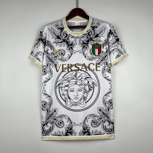 CAMISETA ITALIA VERSACE BLANCA 2023 - La Casa del Fútbol