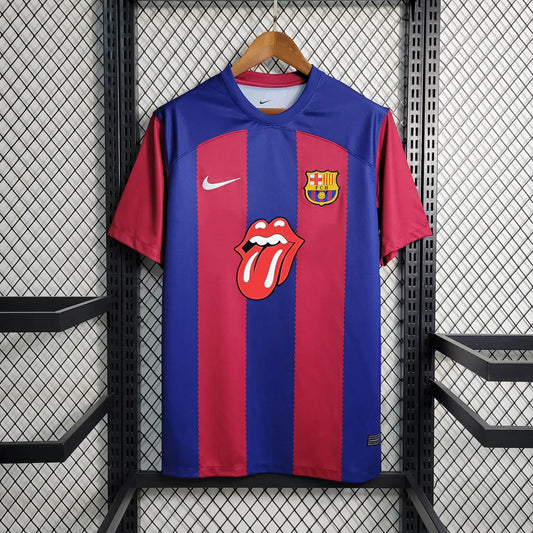 CAMISETA FC BARCELONA LOCAL ROLLING STONES 23/24 - La Casa del Fútbol