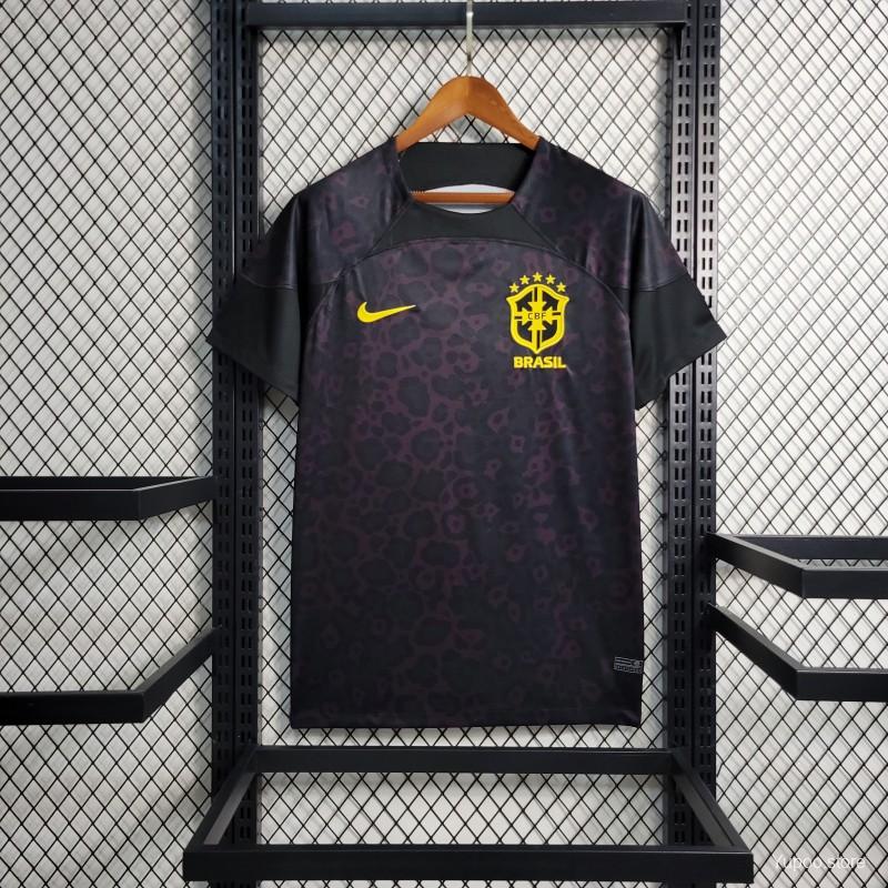 CAMISETA BRASIL PORTERO NEGRA 2023 - La Casa del Fútbol