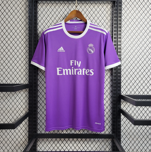 CAMISETA RETRO REAL MADRID VISITANTE 16/17 - La Casa del Fútbol