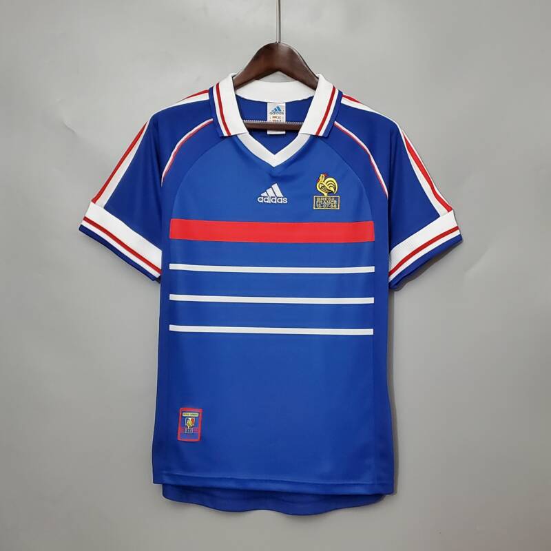 CAMISETA RETRO FRANCIA LOCAL 1998 - La Casa del Fútbol