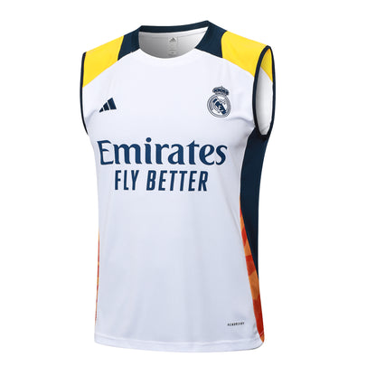 KIT ENTRENAMIENTO SIN MANGAS REAL MADRID 24/25