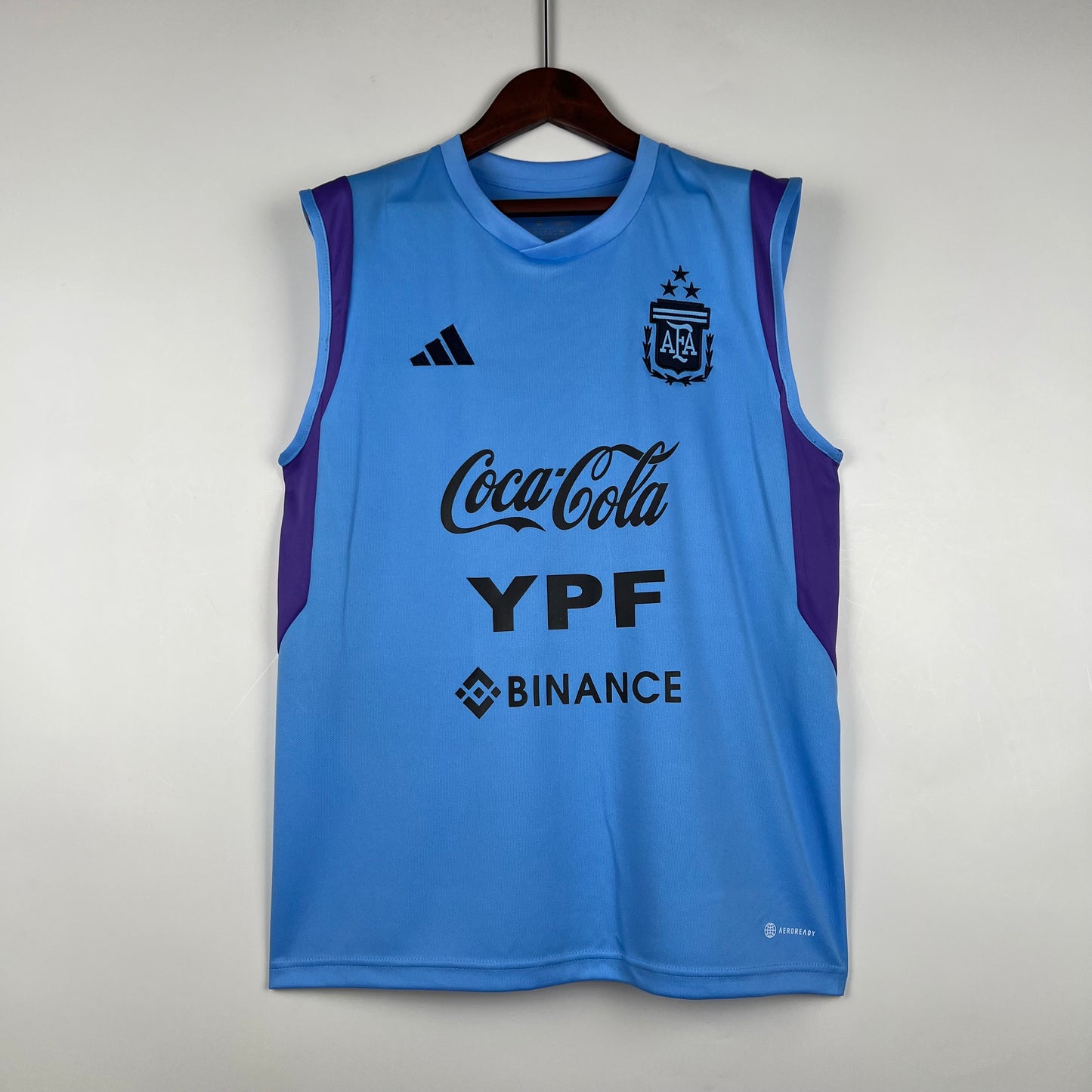 CAMISETA ARGENTINA ENTRENAMIENTO SIN MANGAS AZUL 2023 - La Casa del Fútbol