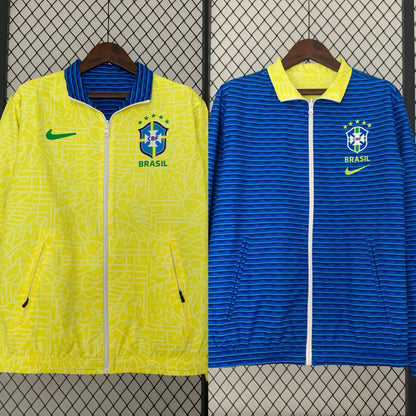 CHAQUETA REVERSIBLE BRASIL 2023 - La Casa del Fútbol