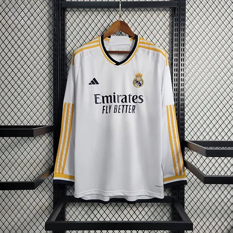 CAMISETA REAL MADRID LOCAL MANGA LARGA 23/24 - La Casa del Fútbol