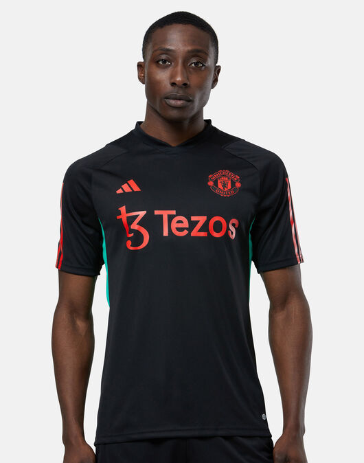 MANCHESTER UNITED BLACK TRAINING SHIRT 23/24