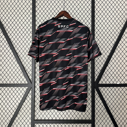 SÃO PAULO PRE-MATCH BLACK T-SHIRT 24/25