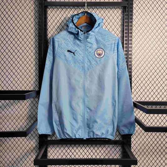 MANCHESTER CITY BLUE WIND BREAKER