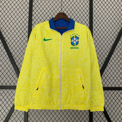 CHAQUETA REVERSIBLE BRASIL 2023 - La Casa del Fútbol