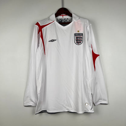 CAMISETA RETRO INGLATERRA LOCAL MANGA LARGA 2006 - La Casa del Fútbol