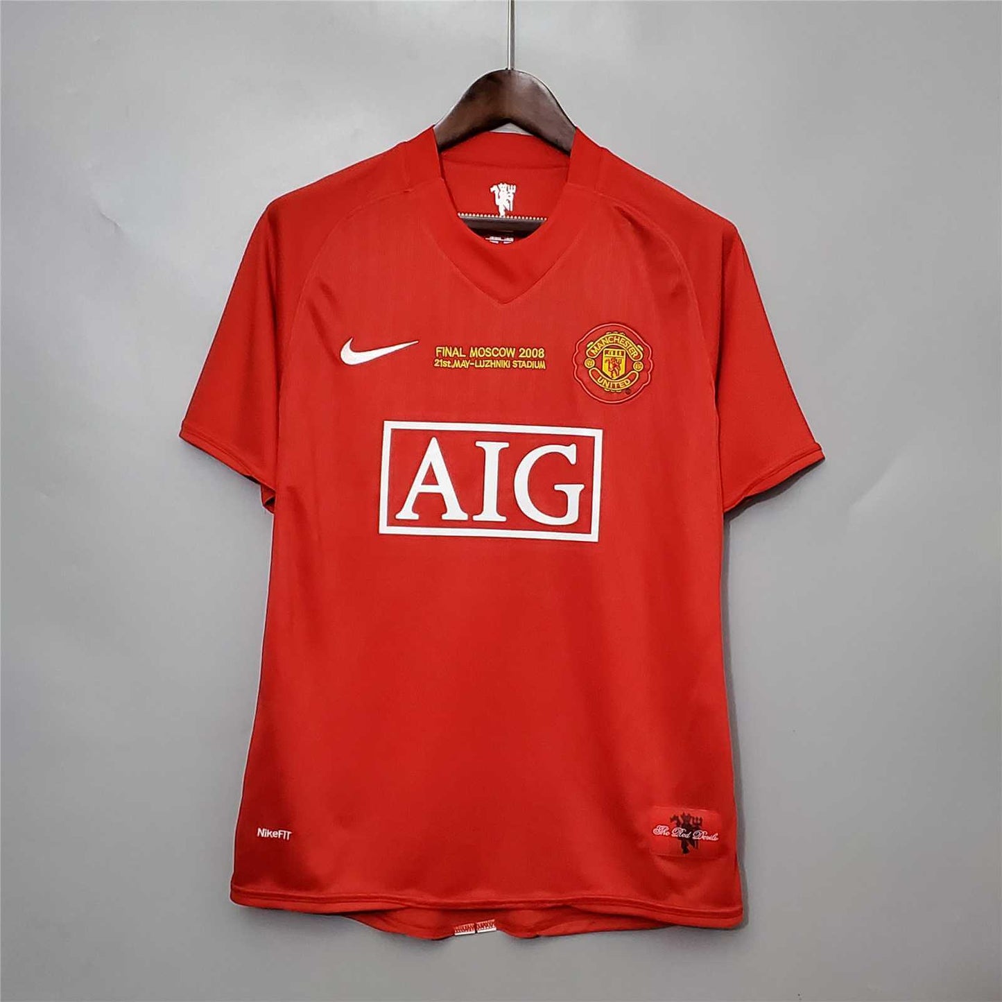 MANCHESTER UNITED HOME RETRO T-SHIRT 07/08