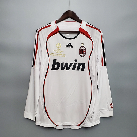 CAMISETA RETRO AC MILAN VISITANTE MANGA LARGA 06/07