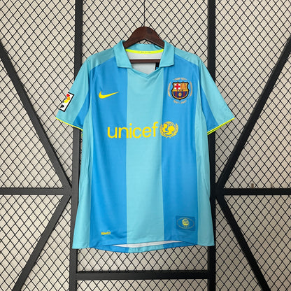 CAMISETA RETRO FC BARCELONA VISITANTE 07/08 - La Casa del Fútbol