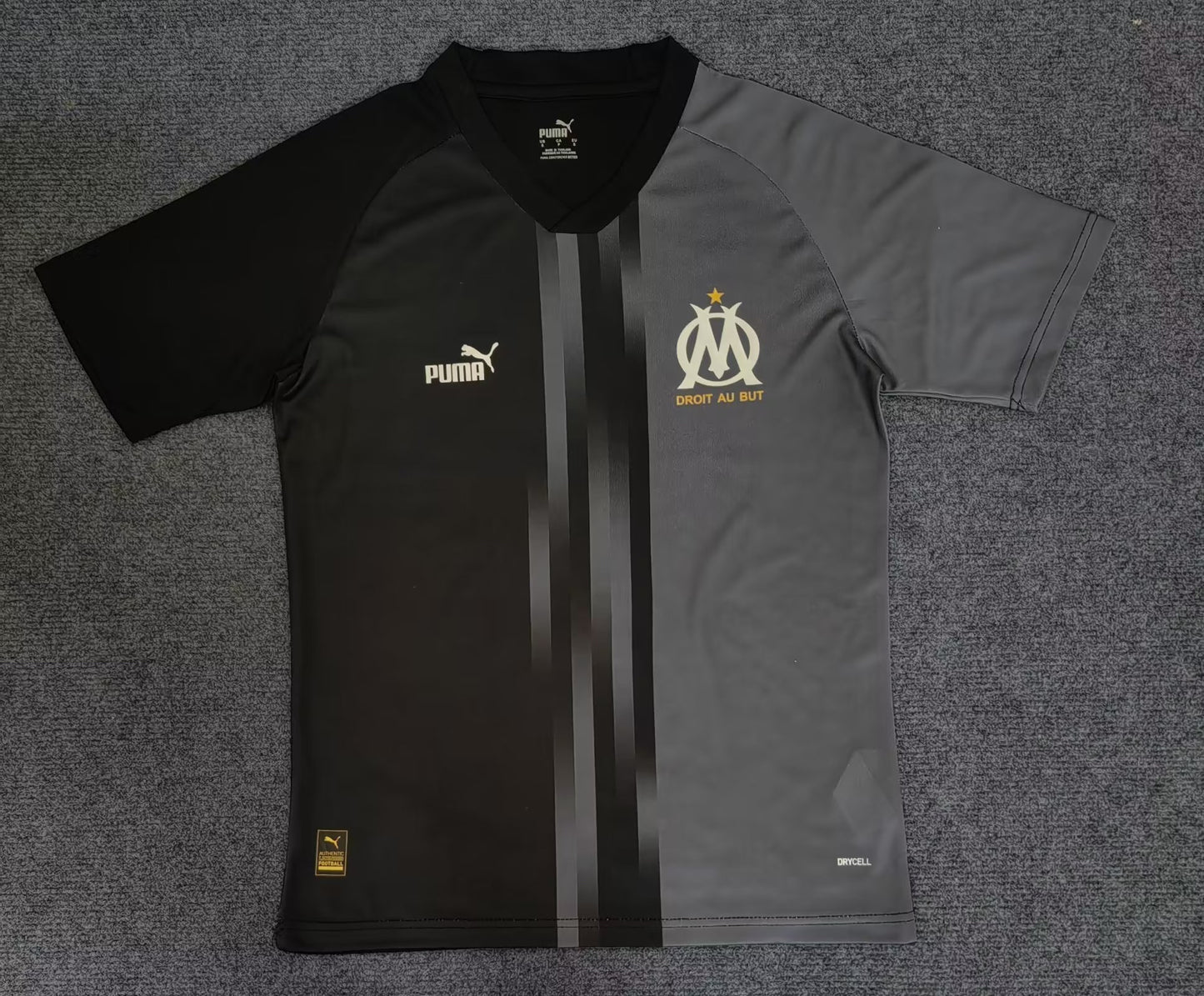 CAMISETA OLYMPIQUE MARSELLA ENTRENAMIENTO NEGRA 23/24