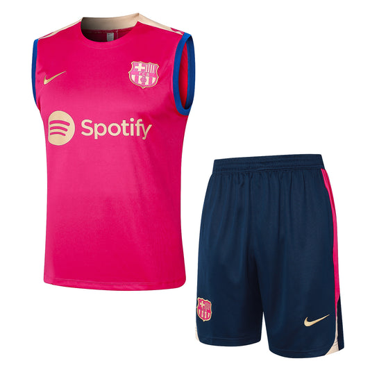 KIT ENTRENAMIENTO SIN MANGAS FC BARCELONA 24/25