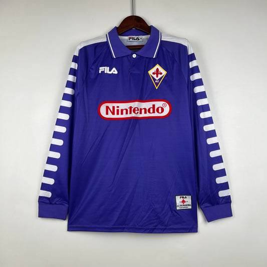 FIORENTINA HOME LONG SLEEVE RETRO SHIRT 1998