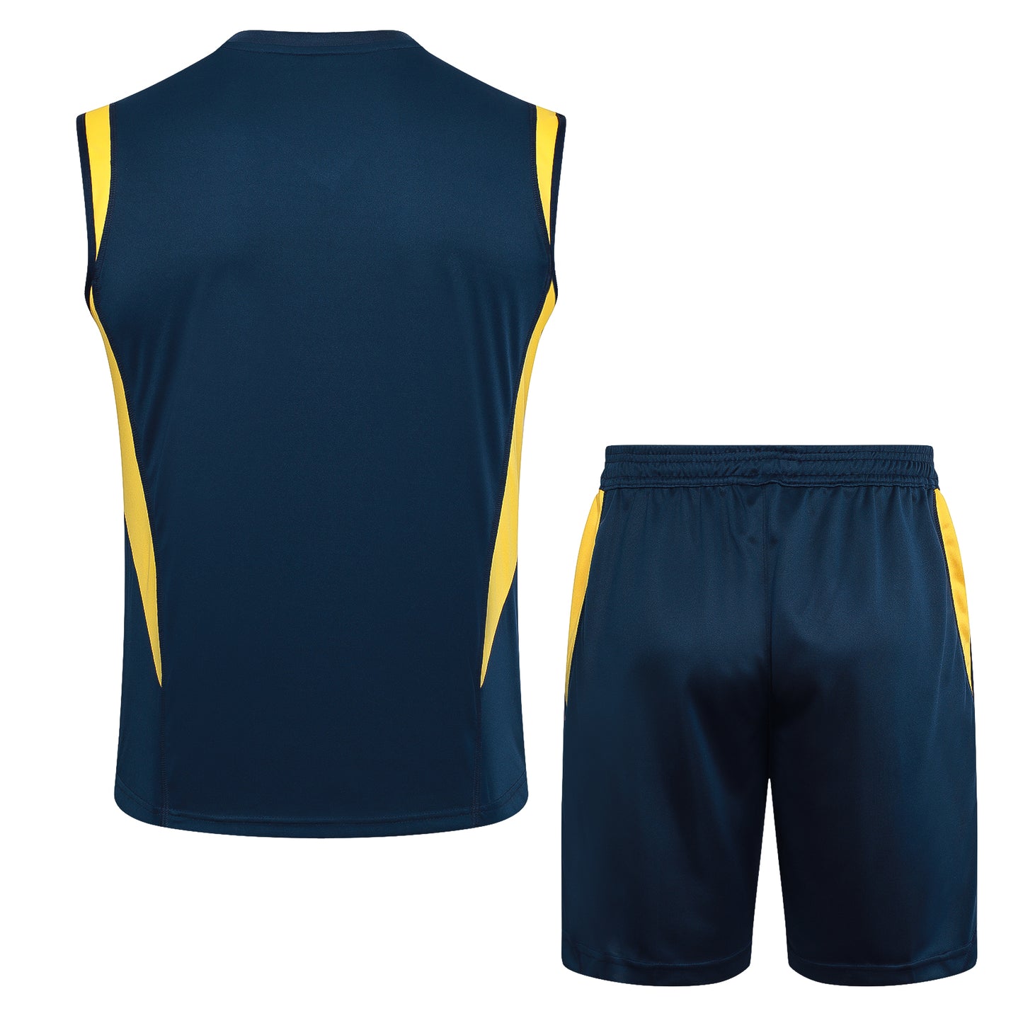 KIT ENTRENAMIENTO SIN MANGAS REAL MADRID 23/24