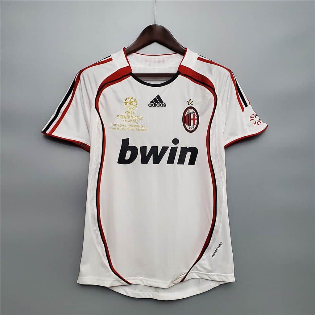 CAMISETA RETRO AC MILAN VISITANTE 06/07