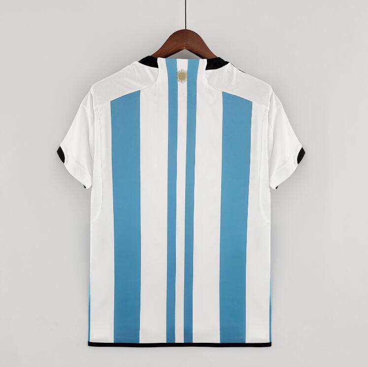 CAMISETA ARGENTINA LOCAL 3 ESTRELLAS 2022 - La Casa del Fútbol