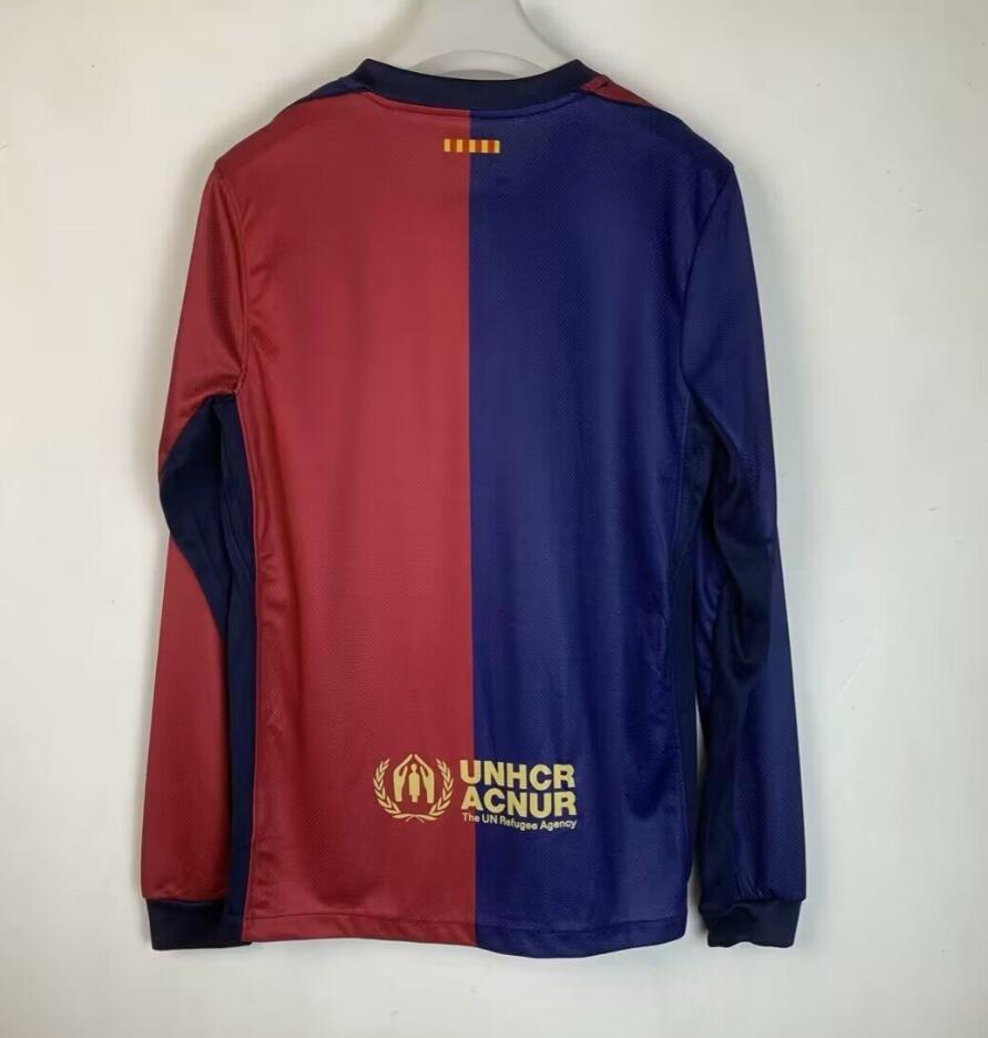 FC BARCELONA HOME LONG SLEEVE SHIRT 24/25