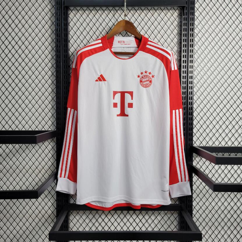 CAMISETA BAYERN DE MUNICH LOCAL MANGA LARGA 23/24