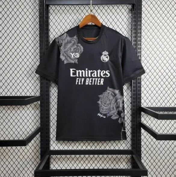 CAMISETA REAL MADRID Y3 NEGRO - La Casa del Fútbol