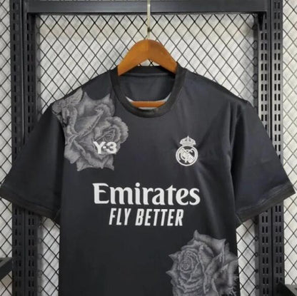 CAMISETA REAL MADRID Y3 NEGRO - La Casa del Fútbol