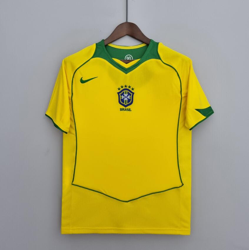 CAMISETA RETRO BRASIL LOCAL 2004 - La Casa del Fútbol