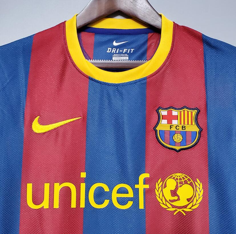 CAMISETA RETRO FC BARCELONA LOCAL 10/11 - La Casa del Fútbol