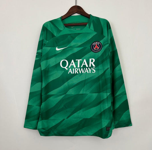 CAMISETA PSG PORTERO VERDE MANGA LARGA 23/24