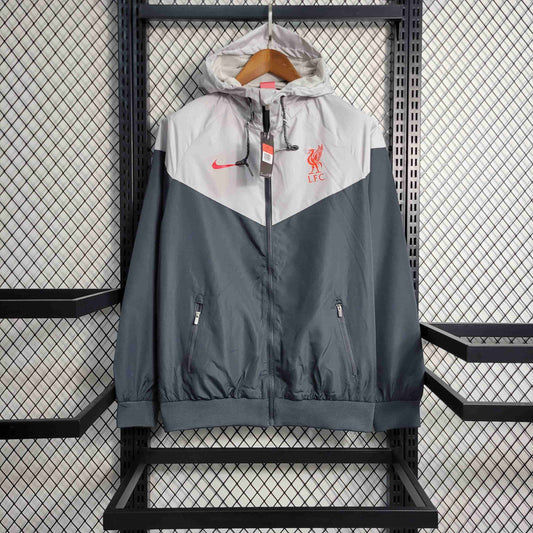 WHITE/GREY WIND BREAKER LIVERPOOL 23/24