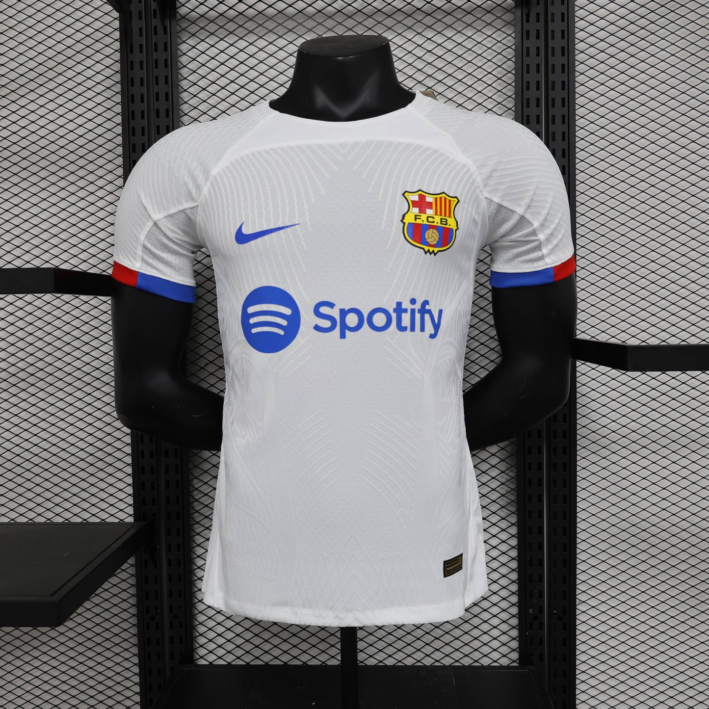 CAMISETA FC BARCELONA VISITANTE 23/24 VERSIÓN JUGADOR - La Casa del Fútbol