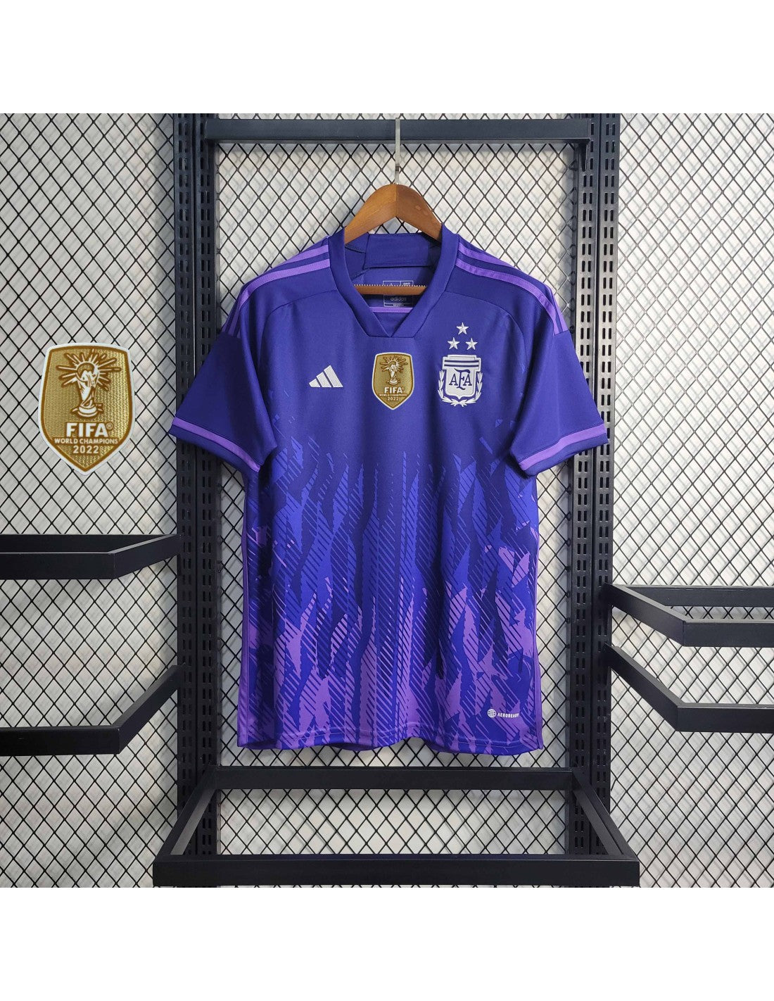 CAMISETA ARGENTINA VISITANTE 3 ESTRELLAS 2022 - La Casa del Fútbol