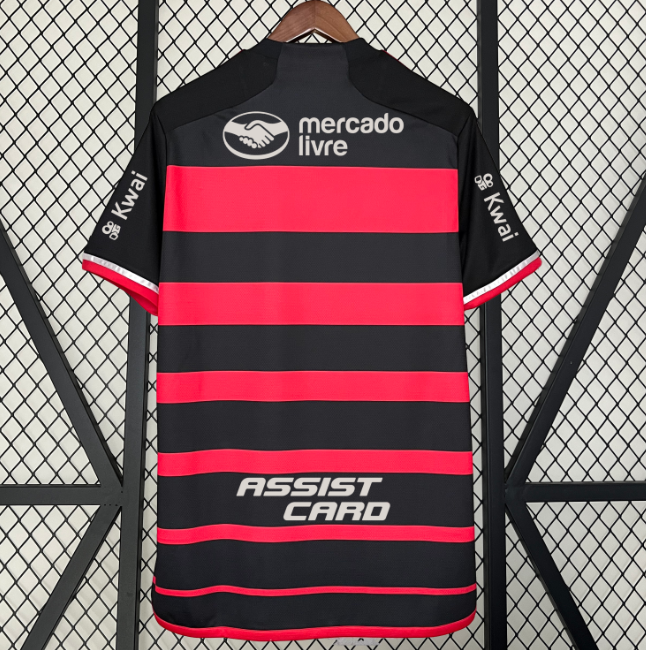 CAMISETA FLAMENGO LOCAL + SPONSORS 24/25