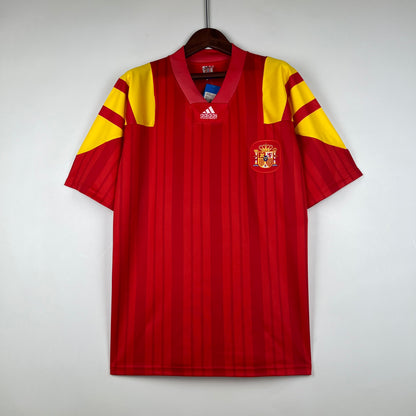 CAMISETA RETRO ESPAÑA LOCAL 1992 - La Casa del Fútbol