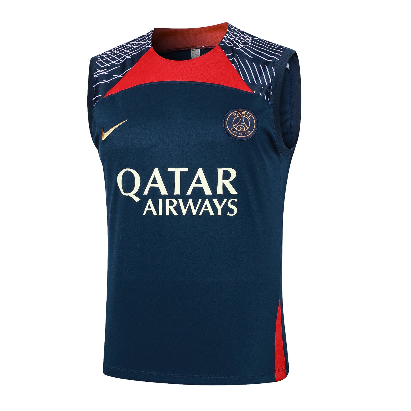 KIT ENTRENAMIENTO SIN MANGAS PSG 23/24