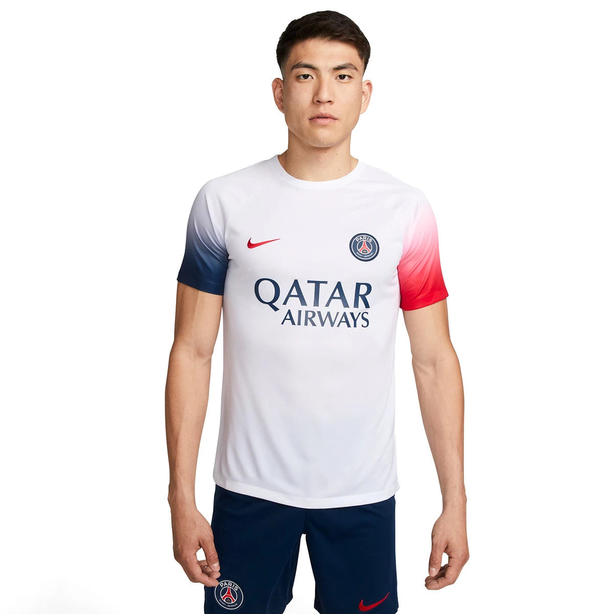 CAMISETA PSG PRE-MATCH BLANCA 2 23/24