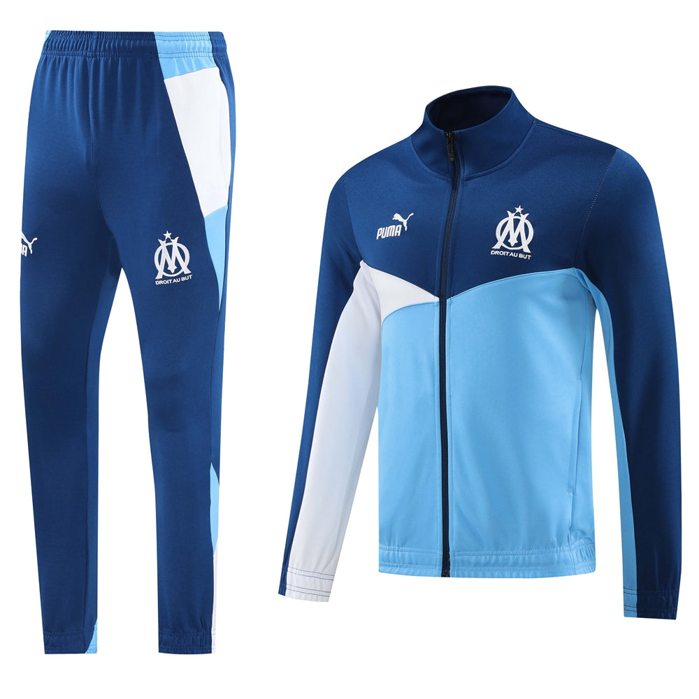 OLYMPIQUE MARSEILLE 2024 BLUE TRACKSUIT