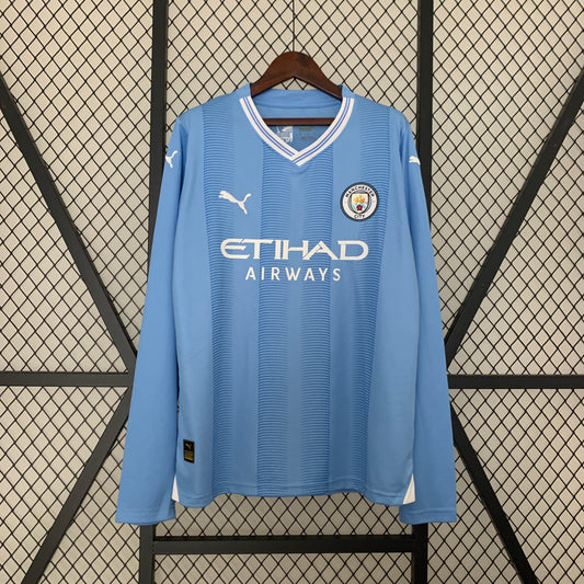 MANCHESTER CITY HOME LONG SLEEVE SHIRT 23/24