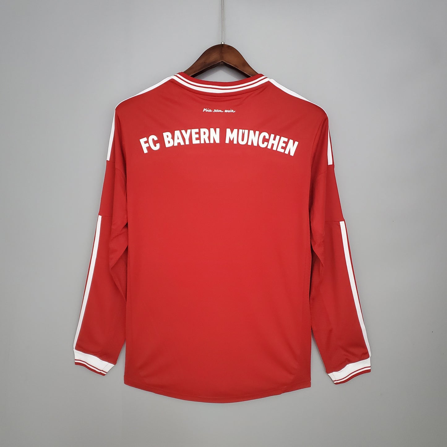 BAYERN MUNICH CHAMPIONS LEAGUE HOME LONG SLEEVE RETRO SHIRT 13/14