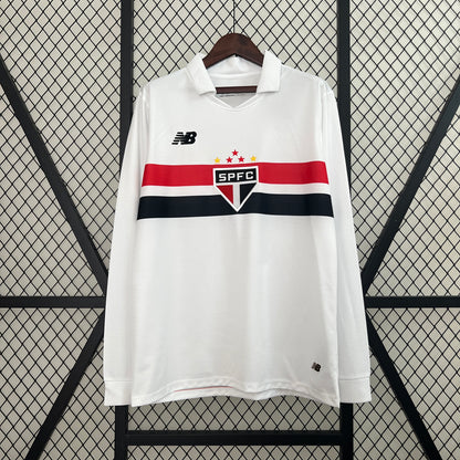 CAMISETA SÃO PAULO LOCAL MANGA LARGA 24/25