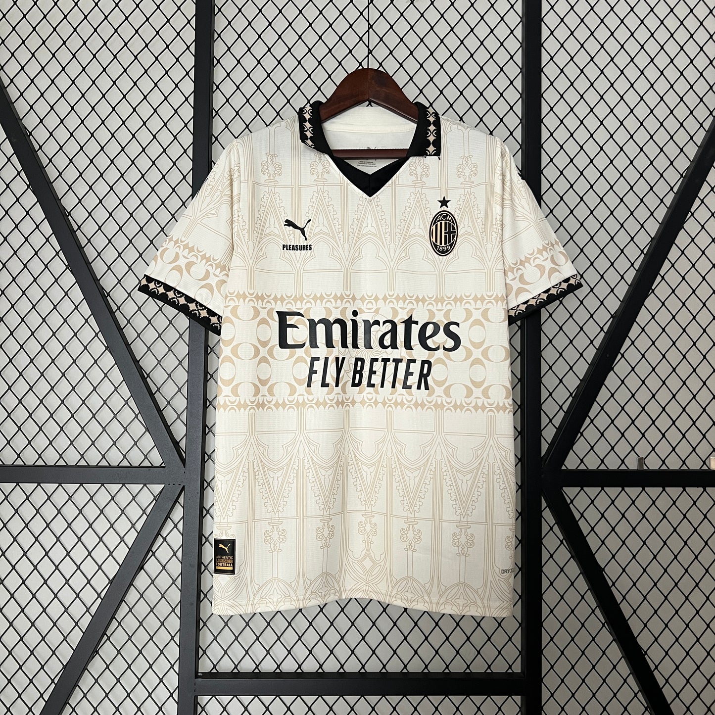 AC MILAN BEIGE SHIRT 23/24