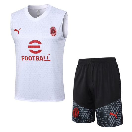 KIT ENTRENAMIENTO SIN MANGAS AC MILAN 23/24