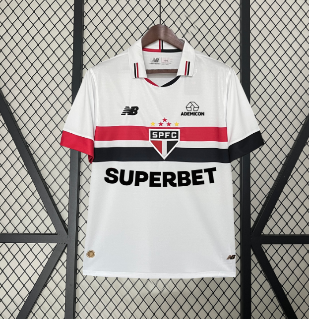 CAMISETA SÃO PAULO LOCAL + SPONSORS 24/25