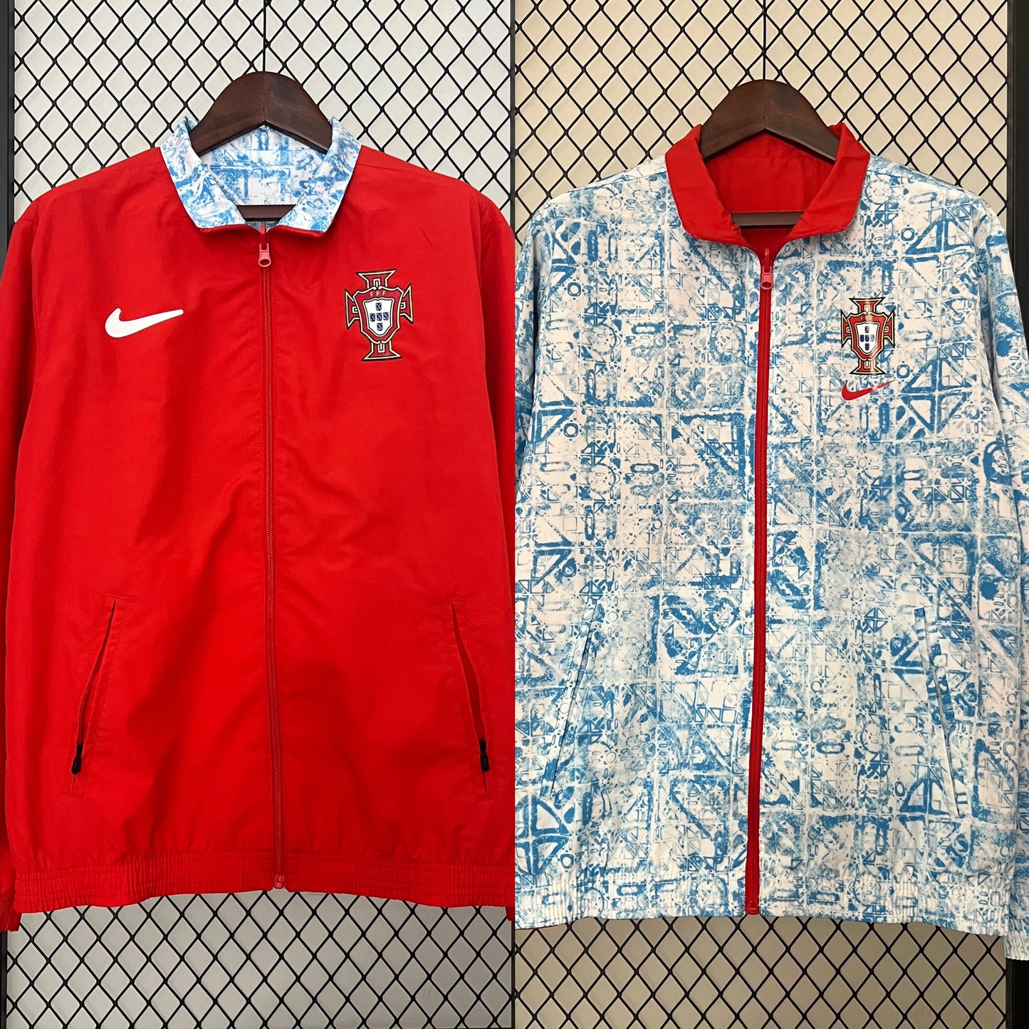 CHAQUETA REVERSIBLE PORTUGAL 2024 - La Casa del Fútbol