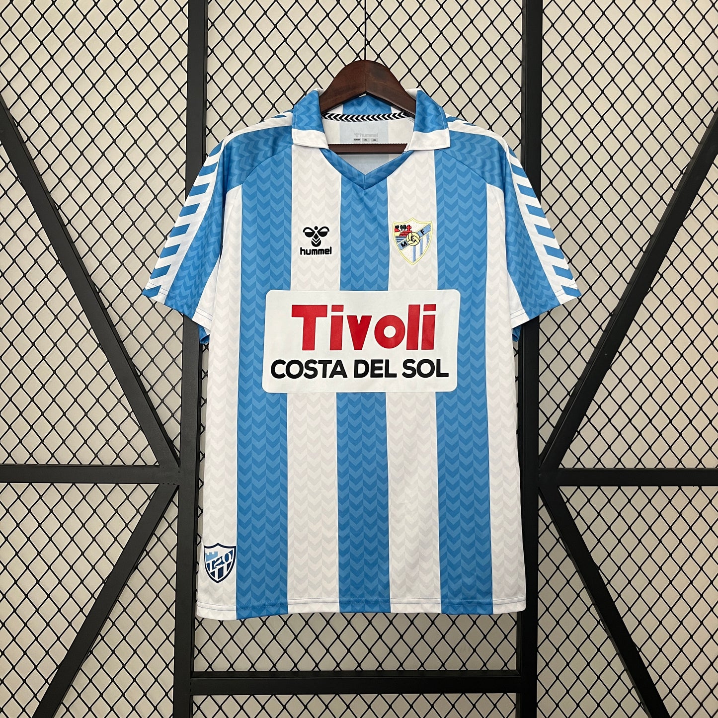 CAMISETA RETRO MÁLAGA ANIVERSARIO 120 AÑOS