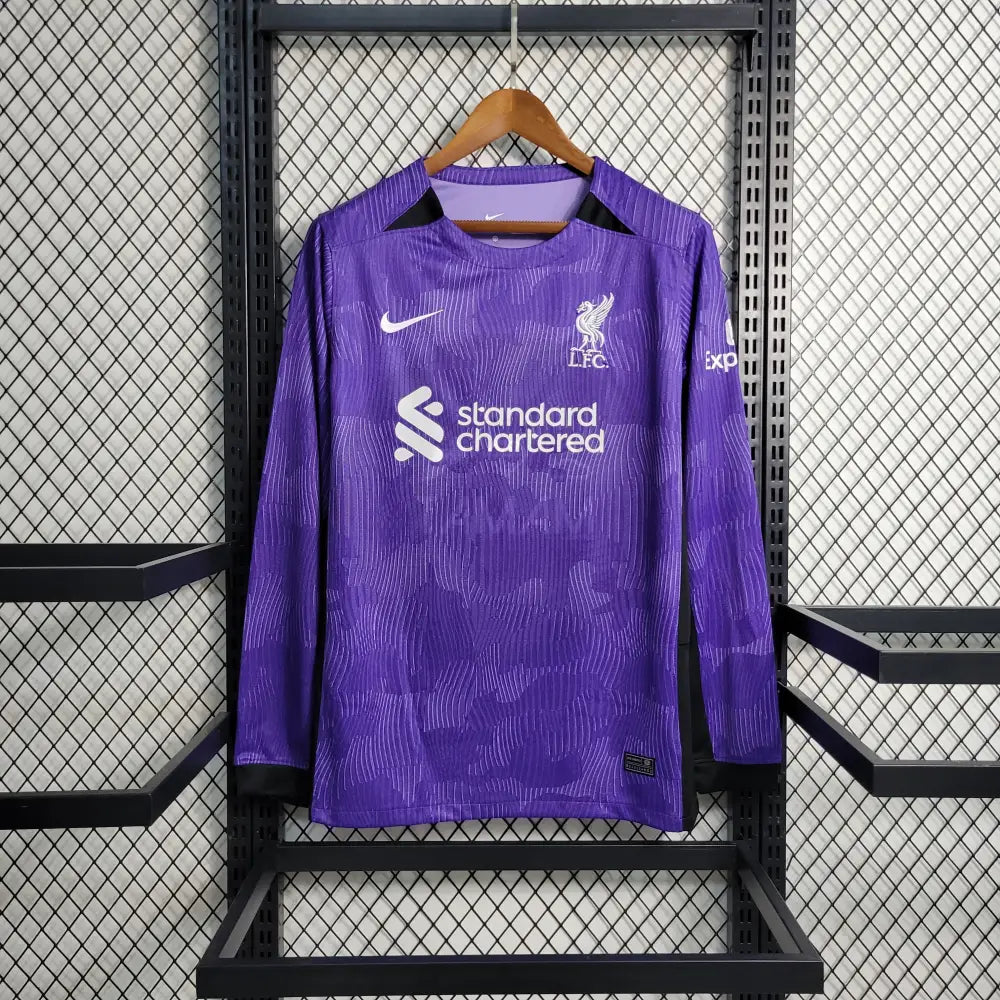 CAMISETA LIVERPOOL TERCERA VISITANTE MANGA LARGA 23/24